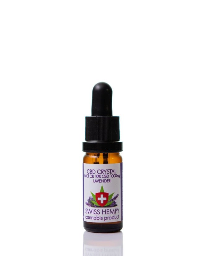 10% CBD OLEJ Levanduľa SWISS HEMPY 10 ml-1000 mg