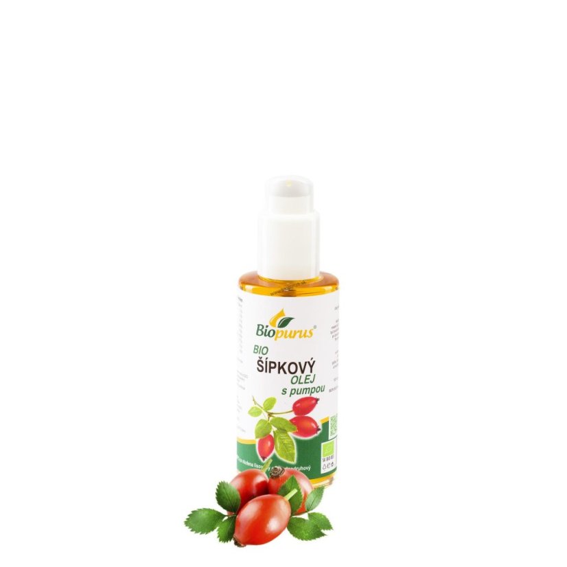 Šípkový olej 100 ml BIO + pumpa