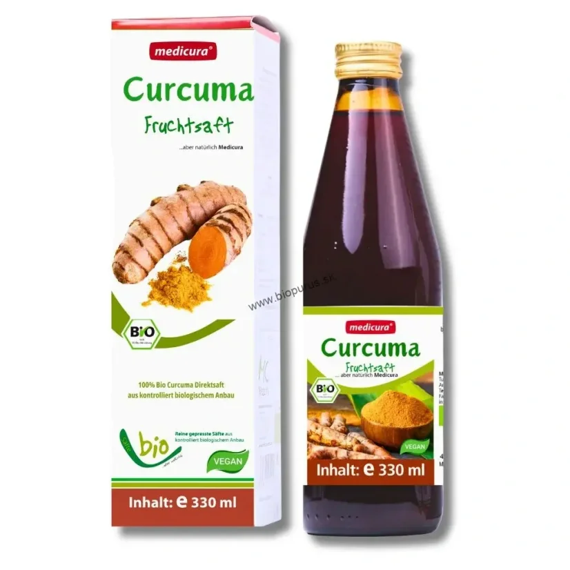 Bio Kurkumová šťava 100 % - 330 ml