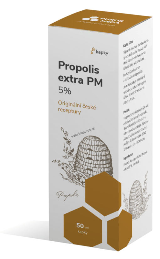 PM Propolis Extra 5% kvapky 50ml