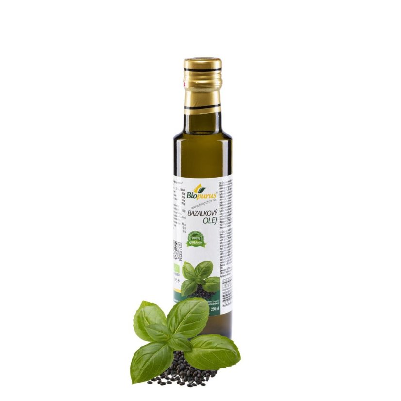 Bazalkový olej 250 ml BIO