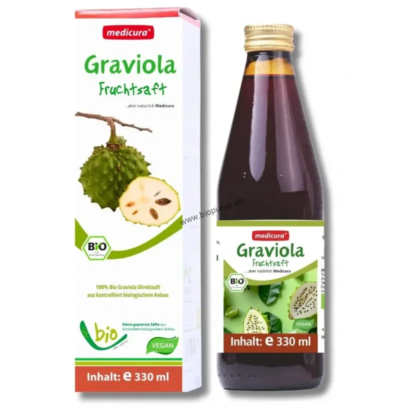 Bio Graviola šťava 100 % - 330 ml