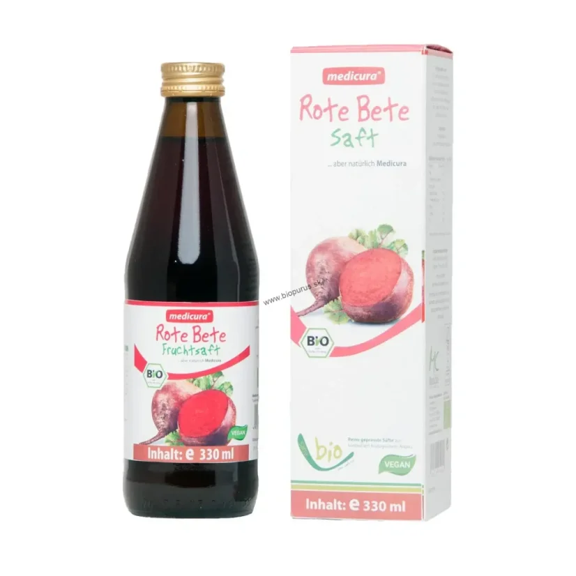 Bio Cviklová šťava 100 % - 330 ml