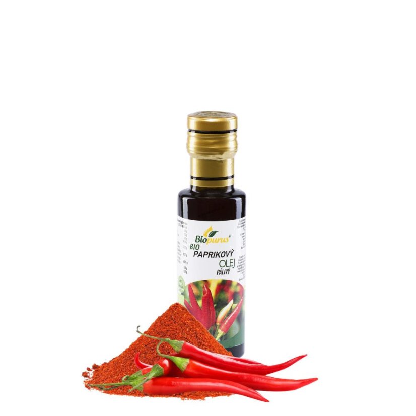 Paprikový olej BIO 100 ml - pálivý