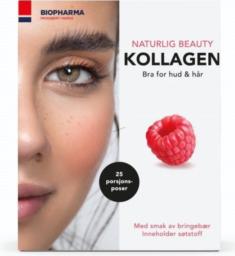 NORSK KOLLAGEN - príchuť malina 100x5 g - ekonomické balenie