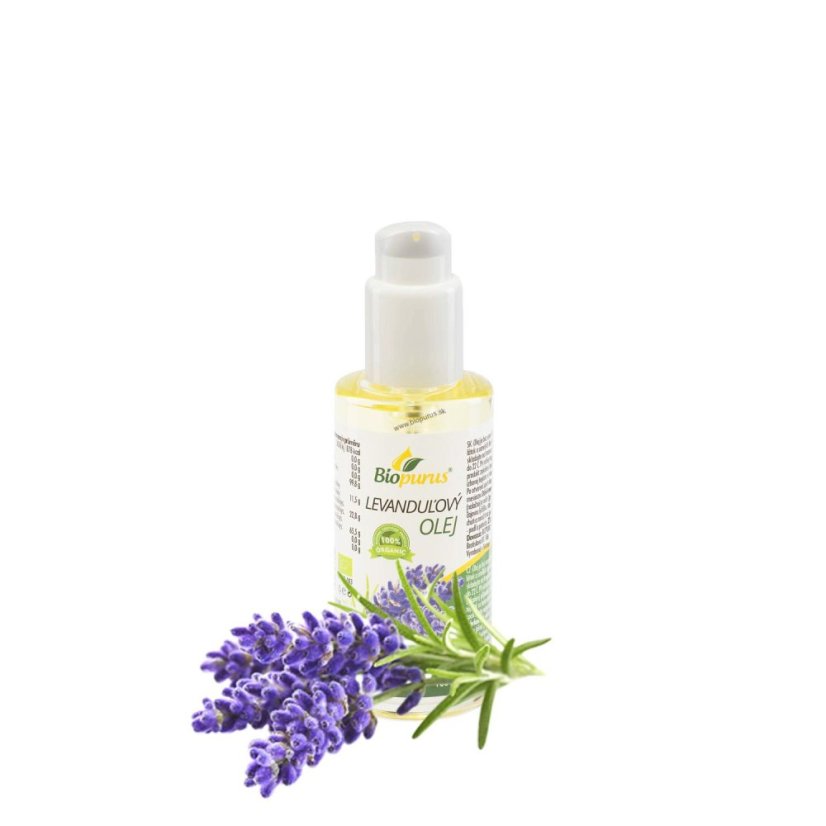 Levandulový olej BIO 100 ml + pumpa