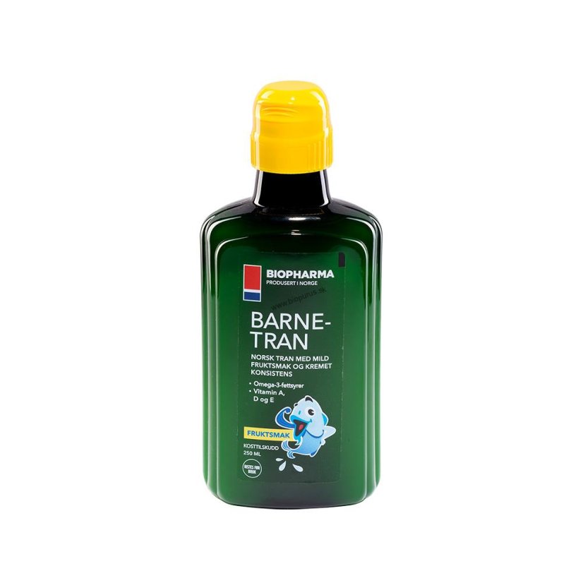 Rybí olej pre deti s ovocnou príchuťou 250 ml